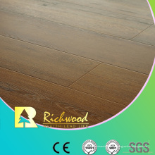 12.3mm E0 AC3 en relieve nogal borde encerado suelo laminado